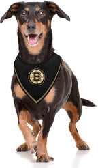 Pets First NHL Boston Bruins TIE Bandana, Size Large/X-Large. Dog Bandana Scarf - Image 2