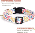 Love Pattern Dog Collar with Buckle Adjustable Safety Nylon Collars - Image 2
