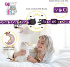 4PCS Cat Collar with Bells, Breakaway Cat Collars, Moons Stars Cute Kitty - Image 3