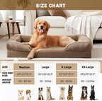 INVENHO Orthopedic Dog Beds Large Sized, XL Washable Dog Sofa - Image 7