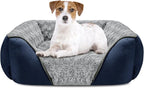 INVENHO Medium Dog Bed Rectangle Washable Orthopedic Soft Calming Sleeping by INVENHO