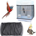 Bird Cage Seed Catcher, Bird Cage Net Cover Adjustable Bird Cage Netting Seed by Unknown