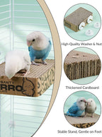 7.3 Inch Paper Bird Toys, Bird Platform, Parrot Toy, Help Birds Clean Beak - Image 4