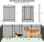 Dog Fence Outdoor for Yard Indoor Dog Playpen 32" Height 16 Panels Portable Dog - Image 4