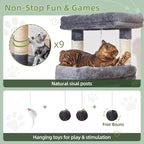 Taoqimiao 71 Inches Cat Tree for Large Cats 20lbs+, 3 Giant Perches, Widened - Image 6