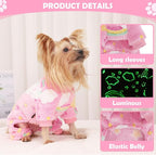 Dog Pajamas Pjs Small Girl, Winter Sweater Cute Extra Small Puppy Clothes - Image 3