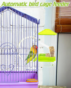 BNOSDM No Mess Automatic Bird Feeder 2 Pcs Anti-Splash Bird Feeder Acrylic - Image 3