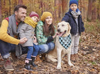 Dog Bandana, Happy Birthday Mom Dog Bandana, Dogs Scarf Classical Plaid Printing - Image 5