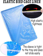 Disposable Bird Cage Liners Clear Plastic Parakeet Cage Liner Bag - Image 5