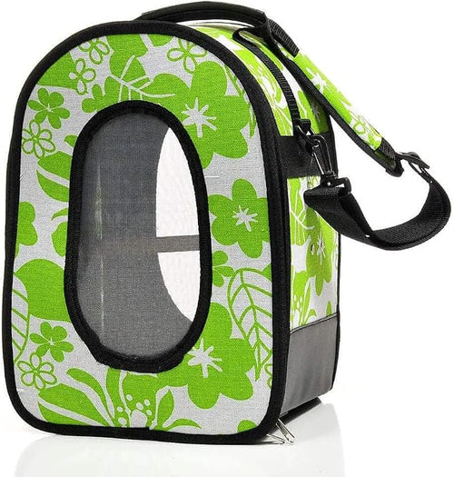A&E CAGE COMPANY 001375 Green Happy Beaks Soft Sided Bird Travel Carrier by A%26E+Cage+Company