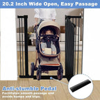 40.5" Extra Tall Baby Gate No Drill, 54.7"-60.2" Extra Wide Dog Pet Gate Indoor - Image 5