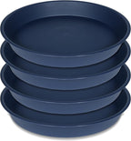 4 Pack of 16 inch Plant Saucer, Heavy Duty Round Plant Trays by Bleuhome