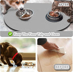 Dog Food Mat 20''x12'', Small Pet Feeding Mat, Non-Slip Rubber Pet Food Mat - Image 5