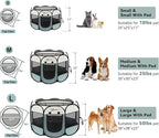 Dog Cat Playpen, Puppy Pet Playpen Indoor - Image 9