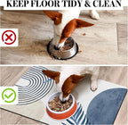 Dog Food Mats for Floors, Absorbent Dog Bowl Mat for Food and Water Dispenser - Image 3