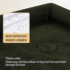 Orthopedic Dog Beds for Large Sized Dogs, Waterproof Egg Crate Foam Medium Dog - Image 2