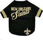 NFL New Orleans Saints T-Shirt for Dogs & Cats, Large. Football Dog Shirt for - Image 3
