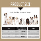 Dog Blankets for Large Dogs Upgraded, Dog Cat Flannel Blankets Washable - Image 7