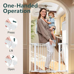 Cumbor 29.7-40.6" Baby Gate for Stairs, Mom's Choice Awards Winner-Dog Gate for - Image 8