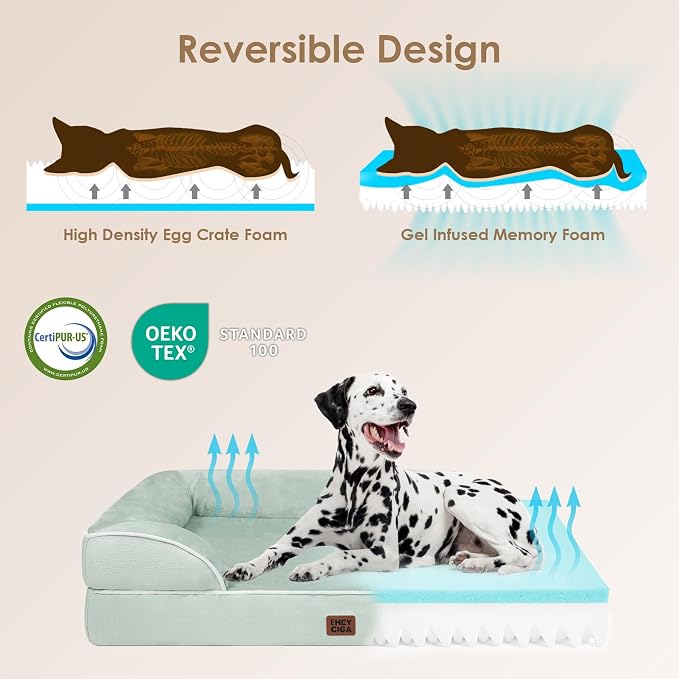 EHEYCIGA Orthopedic Dog Bed for Small Dogs, Waterproof Memory Foam Small Dog - Image 4