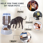 Automatic Dog Feeders, 3 Gallon Capacity Gravity Food Dispenser - Image 6