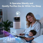 AIRROMI HEPA Air Purifier for Bedroom&Home, Pet Air Purifier for Home Pets - Image 6