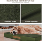 Plush Orthopedic Dog Bed for Medium Dogs & Puppies, Waterproof Dog Beds 29x18 - Image 7
