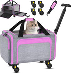 Rolling Pet Carrier with Detachable Wheels by Unknown