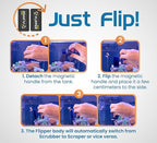 FLIPPER Nano Magnetic Aquarium Cleaner, 2 in 1 Flip Scrubber and Scraper - Image 6