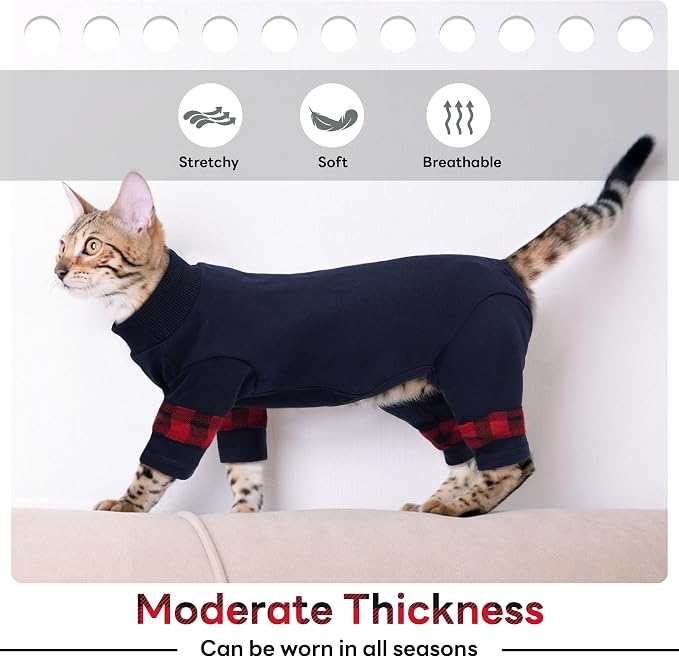 PUMYPOREITY Fur Control Cat Pajamas, Versatile Shirt - Image 3