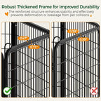 Yaheetech Dog Playpen Outdoor, 47 inch 6 Panels Dog Pen Indoor Heavy Duty Puppy - Image 7