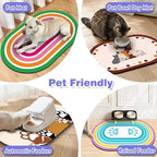 Dog Feeding Mat 24''x16'', Absorbent Pet Food Mat, No Stains Quick Dry Pet - Image 6