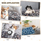 Rezutan Dog Blankets for Large Dogs, Premium Cat Flannel Blanket Washable - Image 6