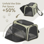 Petsfit Expandable Cat Carrier Dog Carrier, Airline Approved Soft-Sided - Image 4