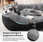 INVENHO Small Dog Bed Washable Orthopedic Calming Warming Durable Pet Bed - Image 4
