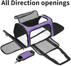 Soft-Sided Cat/Dog/Pet Carrier, Collapsible Pets Travel Carriers - Image 2