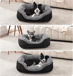 INVENHO Small Dog Bed Washable Orthopedic Calming Warming Durable Pet Bed - Image 8