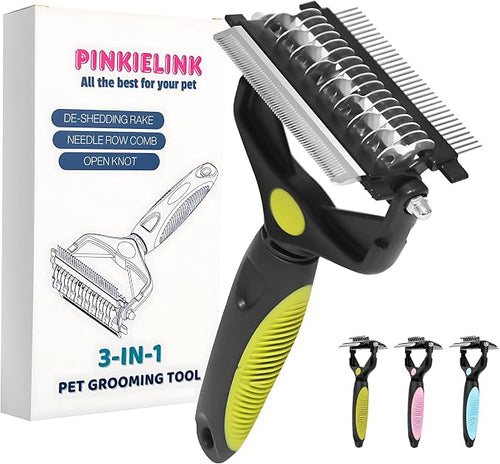3-IN-1 Pet Grooming Tool by PINKIELINK
