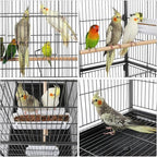 Yaheetech 60.5inch Extra Large Bird Cage Metal Parrot Cage Flight Cage - Image 3