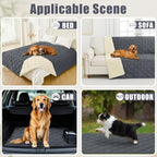 Smiry Waterproof Dog Bed Cover Blanket 40x70, Soft Reversible Pet Blanket - Image 5