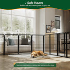 Yaheetech Dog Playpen Outdoor, 40 inch 6 Panels Dog Pen Indoor Heavy Duty Puppy - Image 3