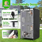 Kingling Outdoor Cat House Cover, Waterproof and Dustproof Protection Cover - Image 4
