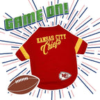 NFL Kansas City Chiefs Dog & Cat T-Shirt, Small. Football PET TEE - Image 4
