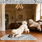 PUPTECK Dog Food Mat, Absorbent Pet Feeding Bowl Mat, Non-Slip Dog Mat - Image 6