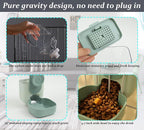 Kenond 35oz Hanging Automatic Pet Food Water Dispenser, Auto Gravity Pet Feeder - Image 7
