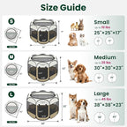 Love's cabin Pet Puppy Dog Playpen, Small Dog Tent Crates Cage Indoor/Outdoor - Image 2