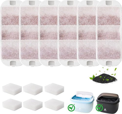 6 Pack Dog Water Fountain Filters, Filter Replacement by Unknown