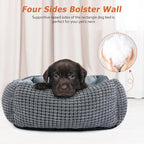 MIXJOY Dog Bed for Large Medium Small Dogs, Rectangle Washable Sleeping Puppy - Image 3
