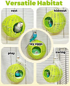 Chewproof Steel Frame Bird Nest - Image 6