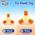 Hartz Chew ‘n Clean Chew Toy and Treat in One Chicken Flavored Tri-Point Dog Toy - Image 3
